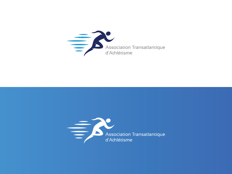 Association Transatlantique D Athletisme Logo By Anas Hamdani On Dribbble