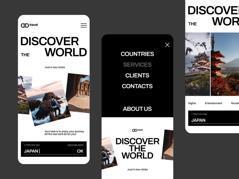 Travel Agency Website Mobile | Solar Digital app design ecommerce app design hospitality mobile app design mobile design travel agency travel agency design travel agency websie travel app design travel website ui ux uxui webdesign