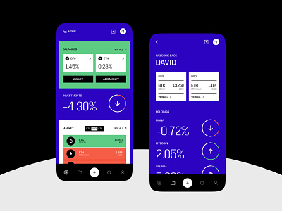 Crypto Mobile Dashboard | Solar Digital