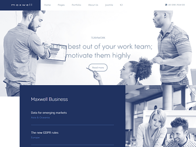 Maxwell Business Joomla Template joomla templates themes ui ux web design website