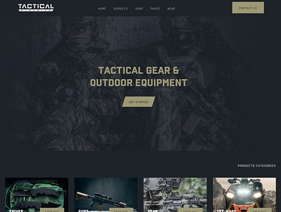 Tactical Dynamics design themes ui ux web website wordpress