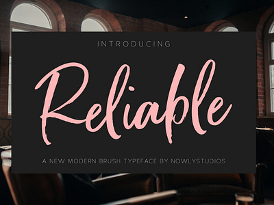 Reliable Brush Fonts