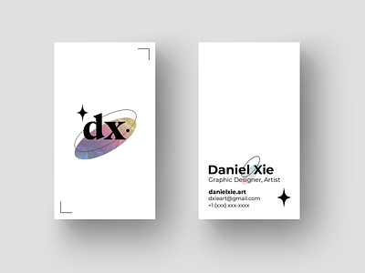 Personal Business Card Design branding design graphic design logo