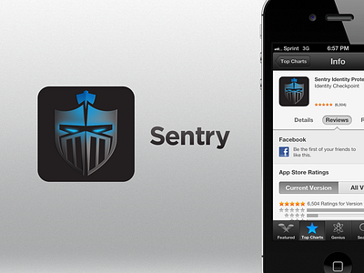 Sentry App - updated armor identity protection knight shield