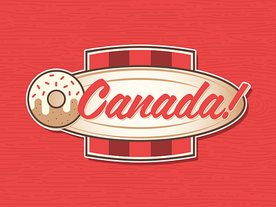 O Canada! canada donut tim hortons wood
