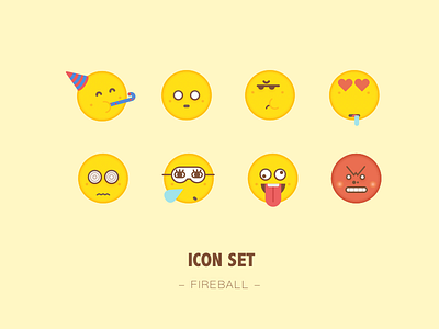 Emoji 2d animation app character emoji faces flat illustrator happy angry love