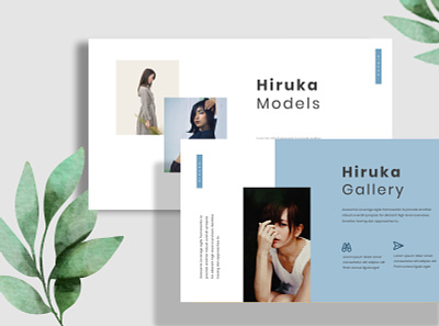Hiruka Minimal Presentation Template creative