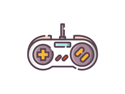 Game Stick Console console game icon illustration lineart stick vector