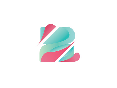 Number Two gradient icon logo number two