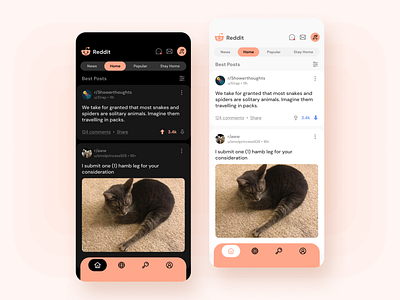 Reddit App Redesign Concept