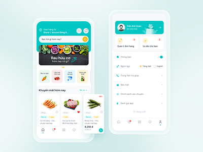 Grocery Shopping App Concept app design grocery mobile shopping supermarket ui