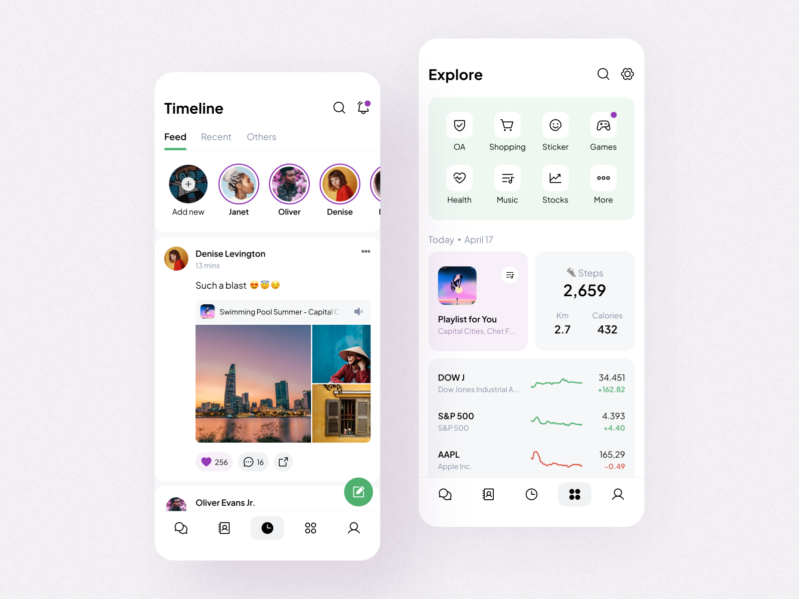 UI Concept for a Super App by Minh Trang Tran on Dribbble