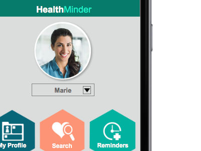 Health Minder Prototype health app prototype ui design ux