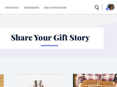 Gifting Website gifting minimal serif webdesign