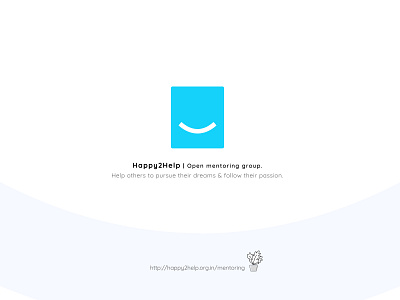 Logo Design happy help logo smile