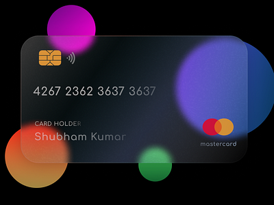 MasterCard Transparent Card Design