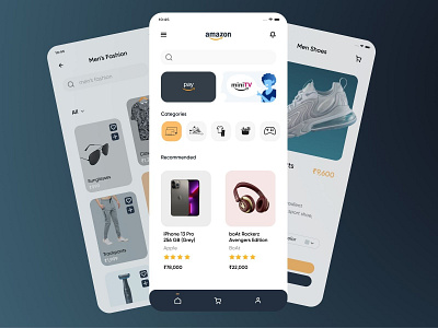 Amazon uiux redesigned app ui design uiux