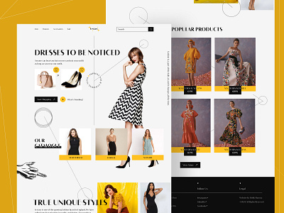 Fashion Store Design design fashion marketplace store ui