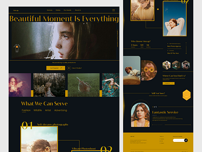 Mocap. - A Photo Agency Website agency minimal modern photo agency photography ui uiux website ui websitedesign