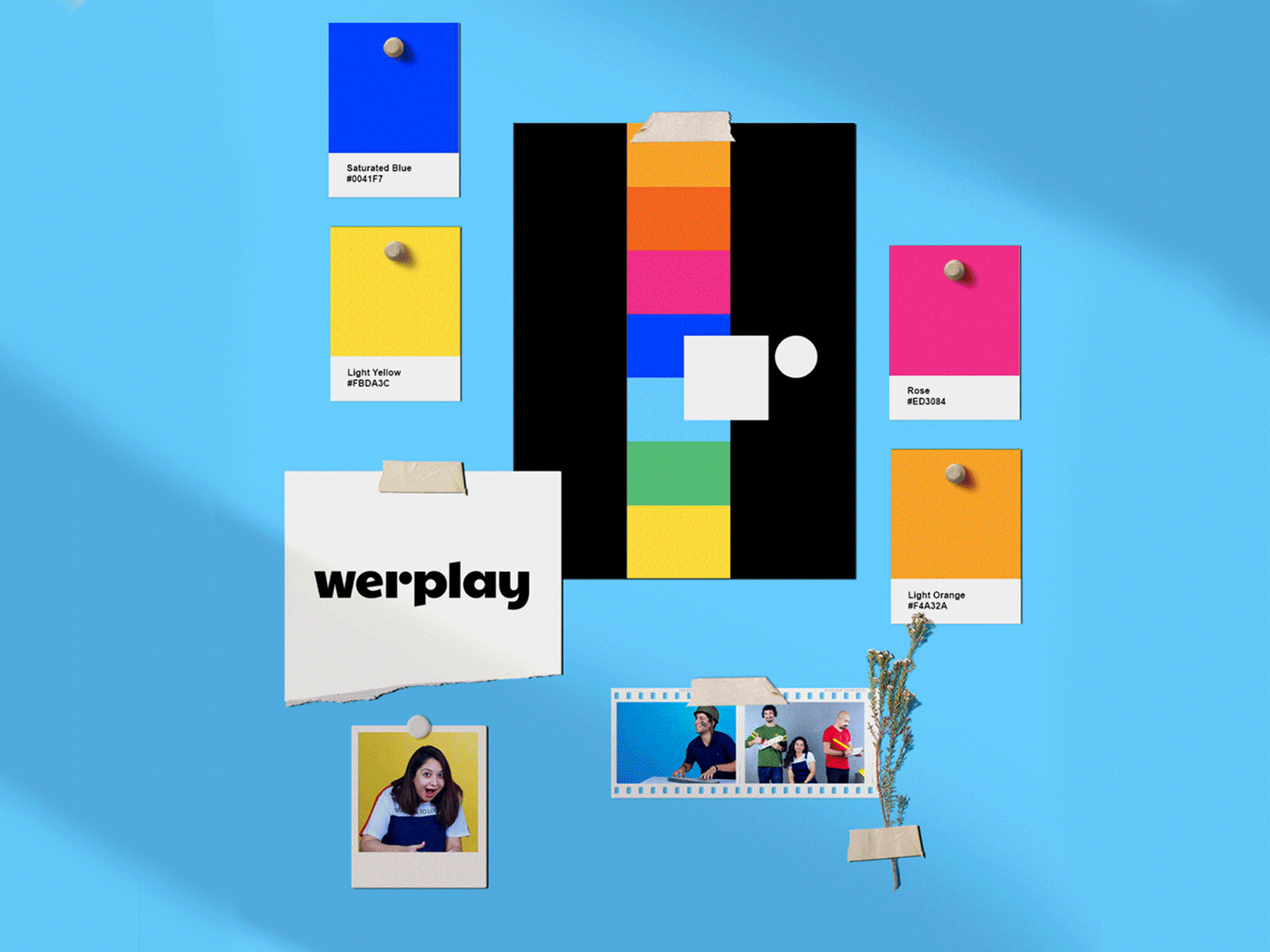 werplay - Rebrand Case Study animation branding game gaming graphic design identity identity design interaction design logo photography play playful typography ui website website design