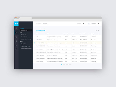 Webapp Dashboard