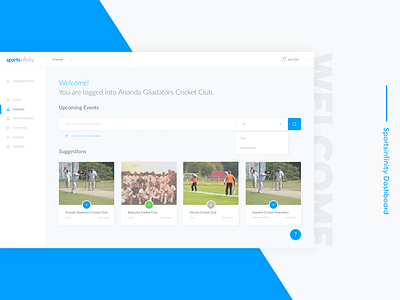 Sportsinfinity Dashboard