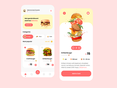 Food Delevery App app branding design graphic design illustration logo ui uidesigner uimobile uiux ux uxdesigner