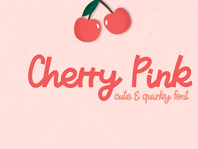 Cherry Pink | Cute & Quirky Font