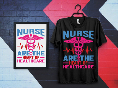 Custom Nurse T-Shirt Design . app design graphic design illustration logo nurse nurse 2022 nurse day nursing t shirt t shirt design