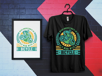 Custom Bicycle T-Shirt Design .