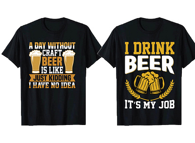 Craft Beer T Shirt Design Bundle app beer beer t shirt branding design graphic design illustration logo logo design t shirt ui ux vector