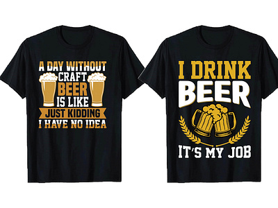 Craft Beer T Shirt Design Bundle