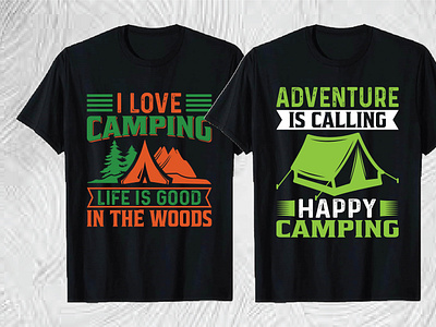 Camping T-Shirt Design