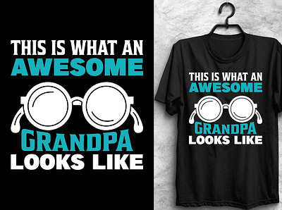 Grandpa T-Shirt Design app branding design grandpa graphic design illustration logo t shirt ui ux vector