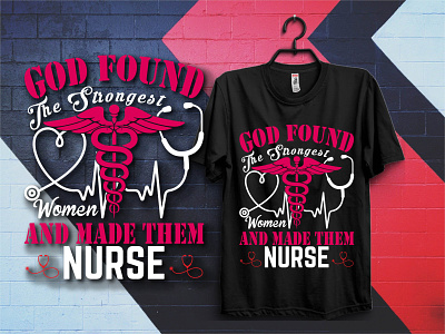 Nurse T-Shirt Design . app branding design graphic design illustration logo nurse nurse t shirt nurse t shirt design nursing t shirt typo typography ui ux vector