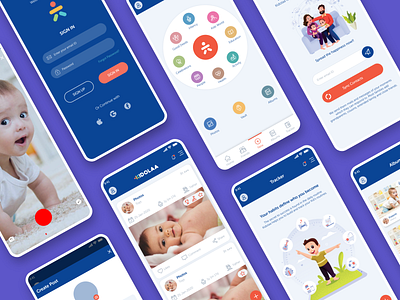 Kidolaa - App UI UX Visual Design