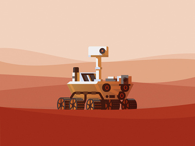 Perseverance illustration nasa rover space vector