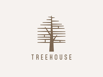 Treehouse Logo logo tree house vector