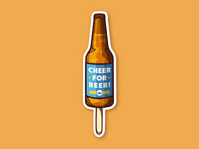 Beer bottle on a Stick!