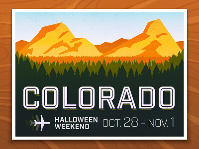 Colorado Trip! colorado explore illustration mountains state travel trip vector visit
