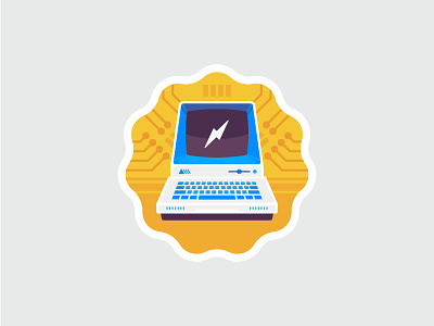 Digital Citizen Badge badge computer icon illustration vector vintage