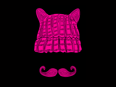 Pussyhat app branding design graphic design illustration logo typography ui ux vector