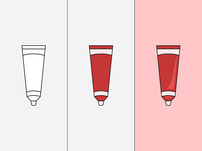 Toothpaste tube app branding design graphic design illustration logo typography ui ux vector