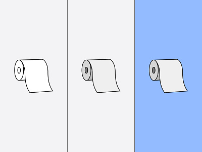 Toilet paper roll anyone? app branding design graphic design illustration logo typography ui ux vector