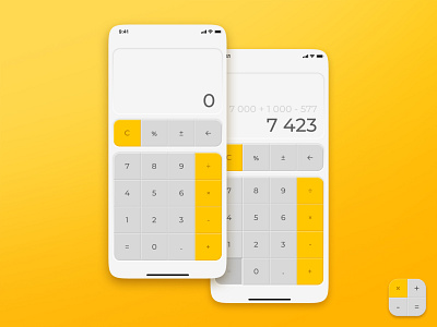 Calculator app branding calculator concept design graphic design illustration logo ui ux vector