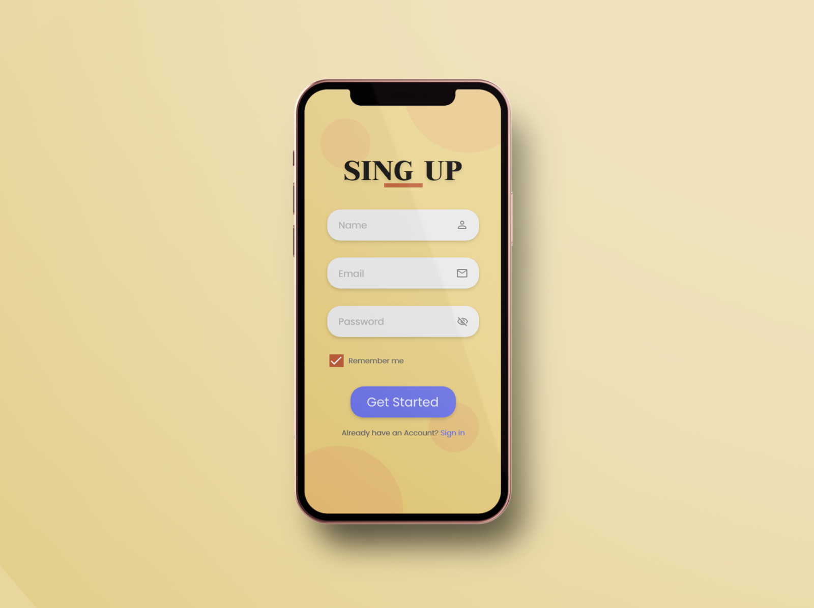 Daily UI 001 Sign Up by Supanee Chaiyamee on Dribbble