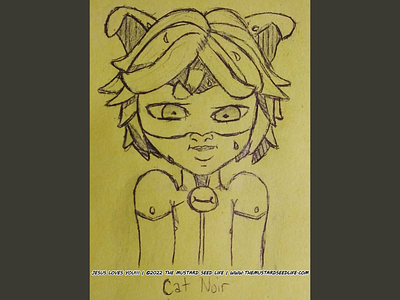 😿Miraculous Cat Noir | Day 5 | 100 Faces Meme Challenge 100 faces meme challenge cat noir challenge fan art illustration jesus loves you!!! miraculous quick the mustard seed life