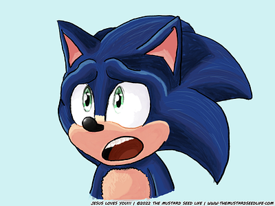 😫Movie Sonic | Day 17 | 100 Faces Meme Challenge 100 faces meme challenge cartoon challenge character digital fan art fanart fast game illustration jesus loves you!!! movie movie sonic quick sonic sonic the hedgehog style stylized the mustard seed life time