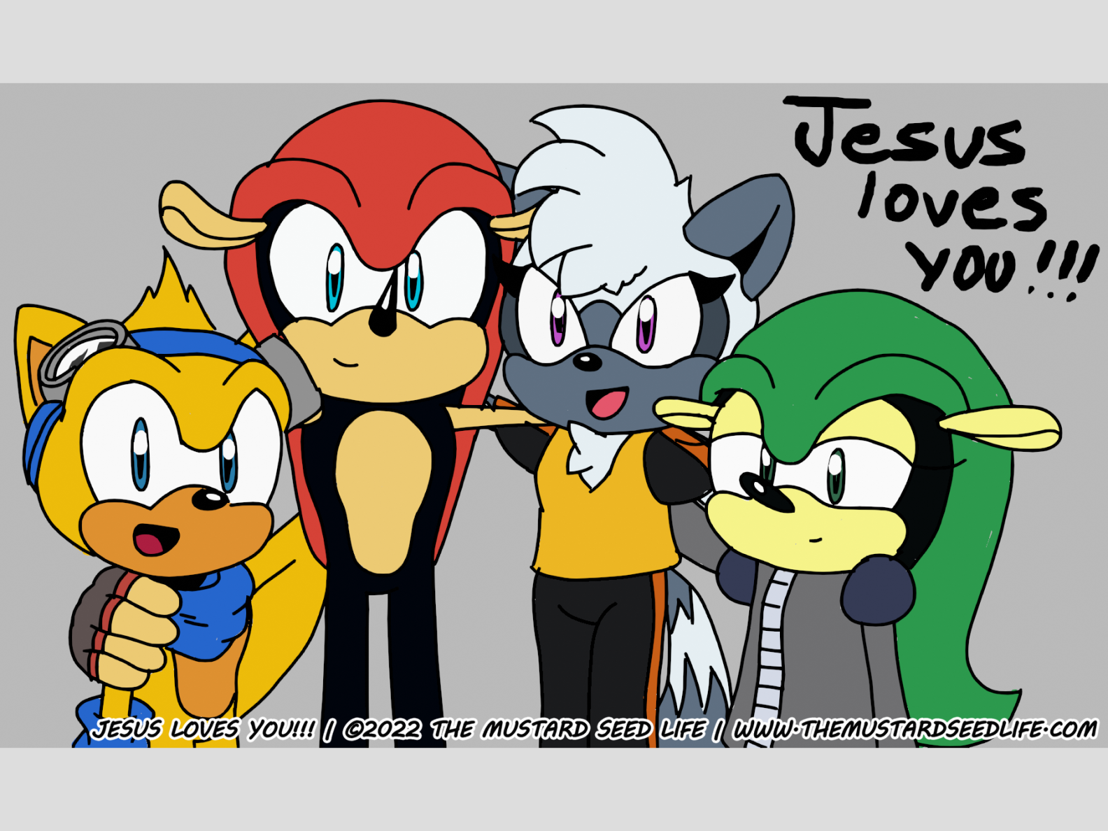 Sonic: Mighty the Armadillo & RJ the Alpaca Fan Art Collab! by Tiny  MustardSeed on Dribbble