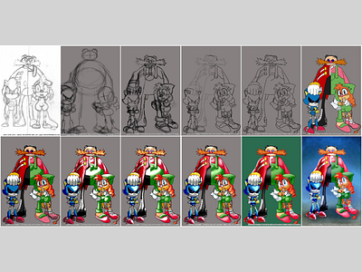 Mecha Sonic  Character design, Sonic, Sonic art